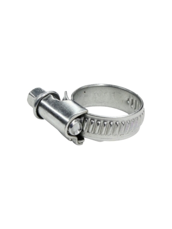 Хомут червячный 12-22/9 (цинковое хроматирование) Завод ТРУД