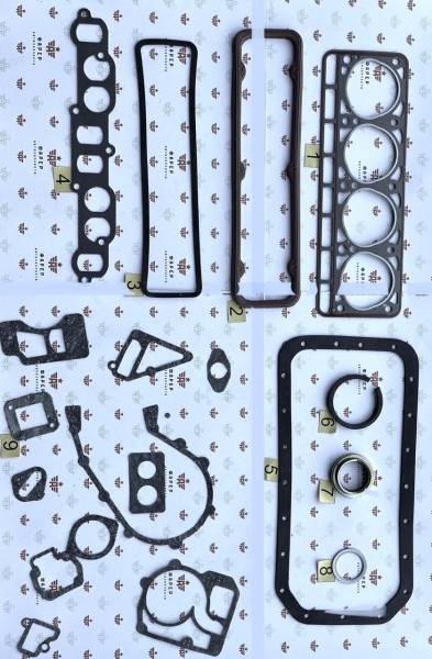 Комплект прокладок дв. ЗМЗ-24 ПРЕМИУМ (полный) ПГБ с герм, паронит 0.8  20 шт. ФАРЕР