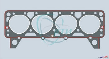 Прокладка головки блока ЗИЛ (б/асб. с герм.)