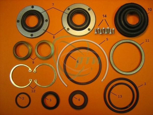 Р/к ГУР (цилиндра) МАЗ (ЦГ-80) полный (5336-3405005-02)