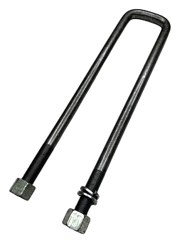 Стремянка рессоры ГАЗ-3307 (L-420mm) задняя в сборе																														