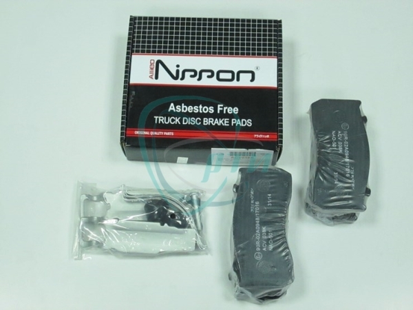 Колодка тормозная Г-3310 Вал-й перед./зад. с монтажным комплектом (комп. 4шт) Allied Nippon