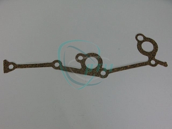 Прокладка  крышки цепи левая ГАЗ дв.406 (пробка)