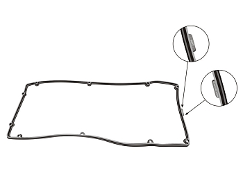 Прокладка клапанной крышки для а/м Г-2705, 3302, УАЗ Хантер с дв.ЗМЗ-409 Евро-4