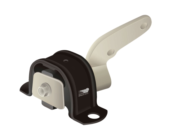 Подушка задней опоры двигателя с кронштейном для а/м ВАЗ-2110-2112 (в сборе)