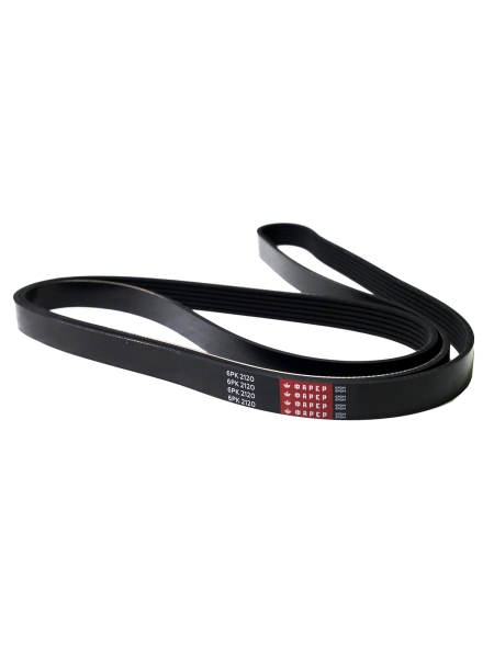 Ремень 2120 (поликлин) 6PK привода агрегатов УАЗ 3163 PATRIOT дв.409 ЕВРО-4 (с кондиц) ФАРЕР