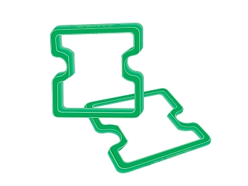 Прокладка клапанной крышки для а/м КАМАЗ Евро (силикон, зеленый)