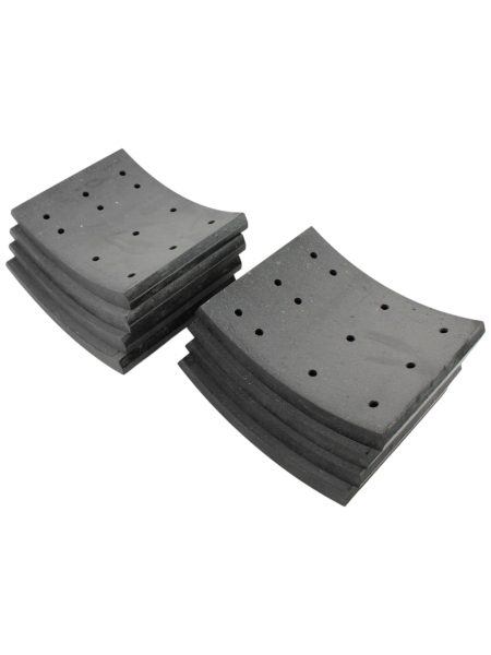 Накладка тормозная "Автоприцеп-Камаз", СЗАП (8 шт., св., шлиф. 2-х сторон.)