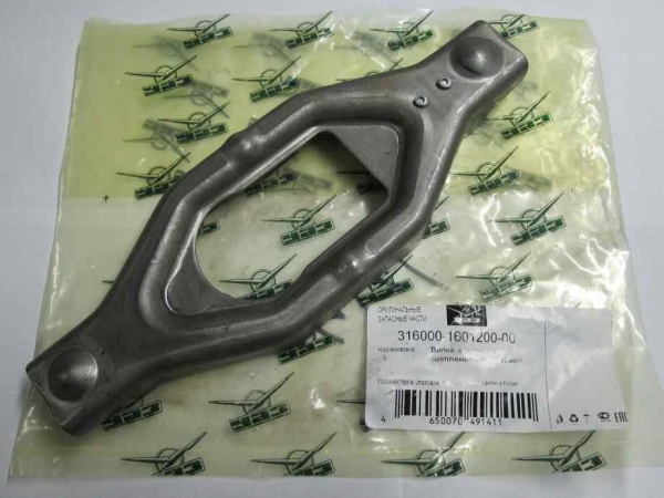 Вилка сцепления УАЗ-3160,3163,315195 с пластиной в сборе