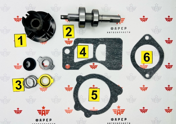 Р/к Водяного насоса для двигателей 414/417/452 ФАРЕР