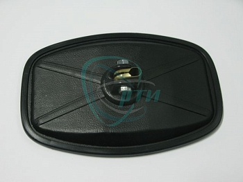 Зеркало заднего вида (№ 47) УАЗ-469 стар.обр. с хомутом крепления диаметром 12 мм