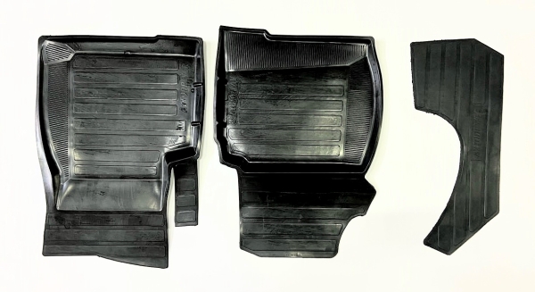 Ковры салона УАЗ 3163 "Патриот" Профи Пикап (2018-) (резина) 3 шт. AVTODRIVER