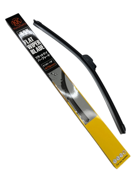 Щетка стеклоочистителя бескаркасная 19/475mm крепление HOOK крючок KURUMAKIT