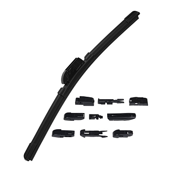 Щетка стеклоочистителя бескаркасная 14/350mm креплени 9 коннекторов KURUMAKIT