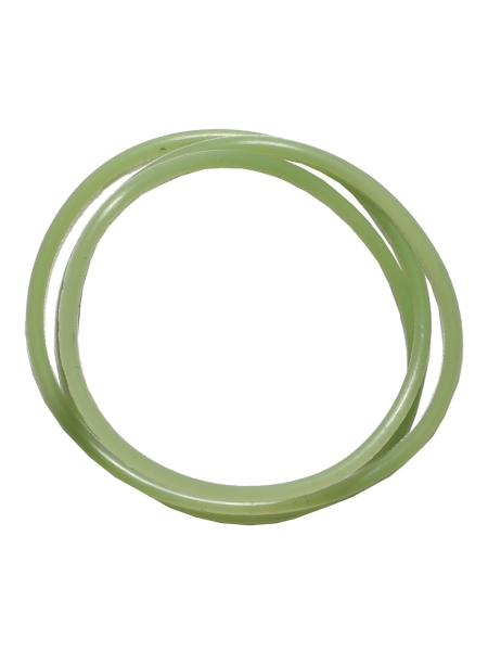 Кольцо упл. гильзы цилиндров ЯМЗ-650 верхнее (вторсиликон) зеленый