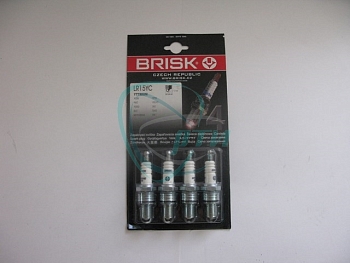 Свеча зажигания SUPER R Г-ль Бизнес, ВАЗ 2107-21099 (медный электрод, резистор)