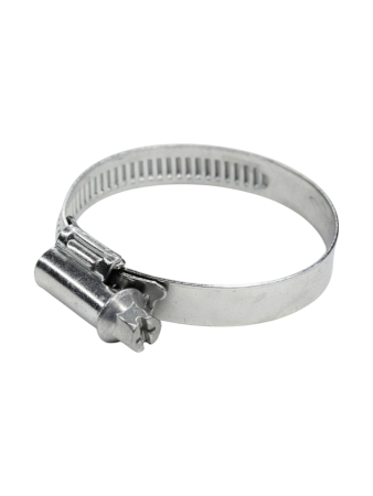 Хомут червячный 32-50/9 (цинковое хроматирование) Завод ТРУД