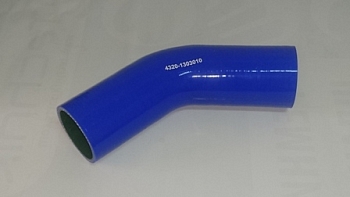 Патрубок радиатора верхний УРАЛ-4320 (d-60мм, L-130/130мм, силикон) Technik