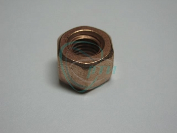 Гайка М10х1,5 приемной трубы Волга, УАЗ (омед.) высокая