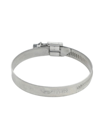 Хомут червячный 50-62/9 (цинковое хроматирование) Завод ТРУД