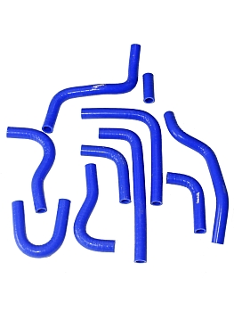 Патрубки отопителя доп. Г-ль ЕВРО-3 бортовая силикон (10шт.) ТехноПартнер