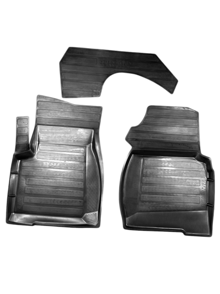 Ковры салона УАЗ 3163 "Патриот" Профи Пикап (2018-) (резина) 3 шт. AVTODRIVER