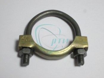 Хомут глушителя D48 2101, резонатор 3110