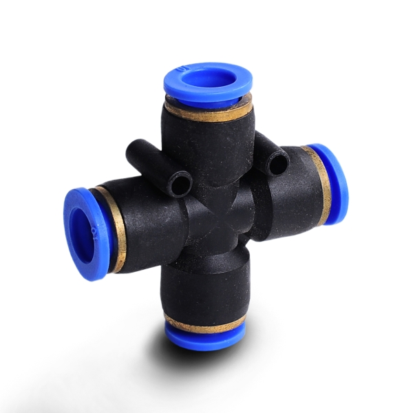 Фитинг X-образный пластиковый PZA 08 MGF