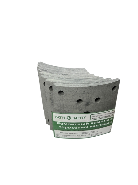 Р/к МАЗ тормозных накладок с заклепками