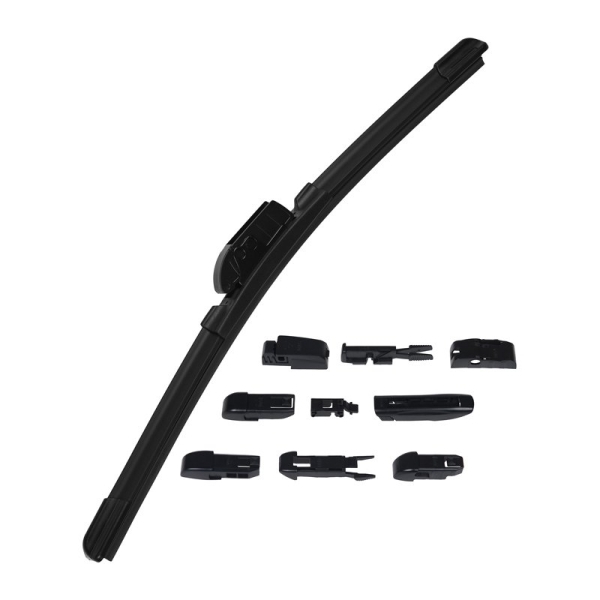 Щетка стеклоочистителя бескаркасная 22/550mm креплени 9 коннекторов KURUMAKIT