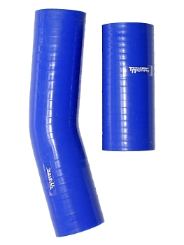 Патрубки радиатора УРАЛ дв. КАМАЗ (2 шт.) силикон ТехноПартнер