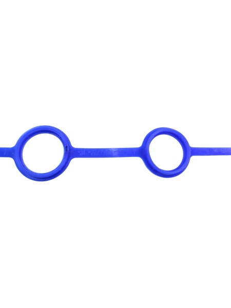 Прокладка клапанной крышки с уплот. кольц. свечного колодца ЕВРО-3 силикон синий