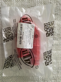 Патрубок отопителя Г-31105 красный ПТП