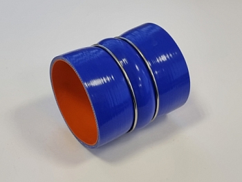 Патрубок интеркулера d139, L210CR 2/3 (силикон, с металлическими кольцами)