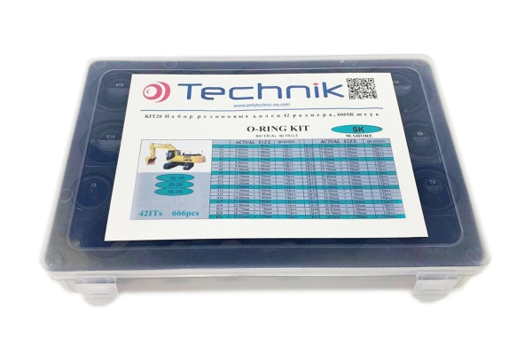 Набор резиновых колец 42 размера, 493шт