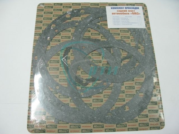 Прокладки моста (заднего) МАЗ диск. колеса (5 шт.) темпсил