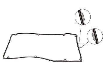 Прокладка клапанной крышки для а/м Г-2705, 3302, УАЗ Патриот с дв.ЗМЗ-405, 409 Евро-3