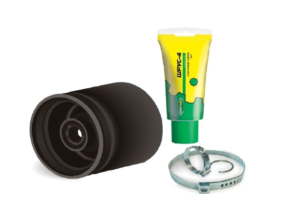 Пыльник ШРУСа внутренний для а/м ВАЗ-2121 (2 хомута, стопорные кольца и смазка, в индивидуальной упа