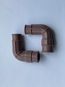 Патрубки вентиляции картера ЗМЗ-405, Евро-3 коричневый ПТП