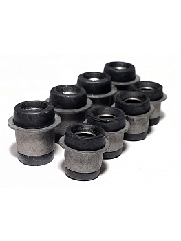 Сайлентблок подвески ВАЗ 2101-07 нижний+верхний (К-т 2101-2904040+2101-2904180 по 4 шт) БРТ