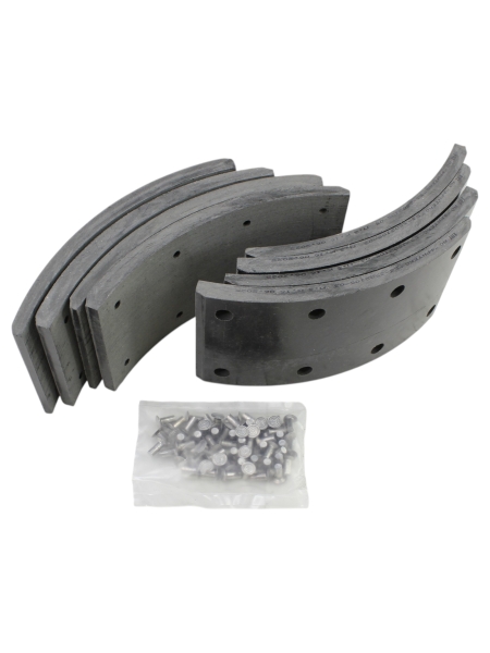 Накладка тормозная Г-53, ПАЗ зад. с заклепками (асбестовая) с заклепками 8шт.