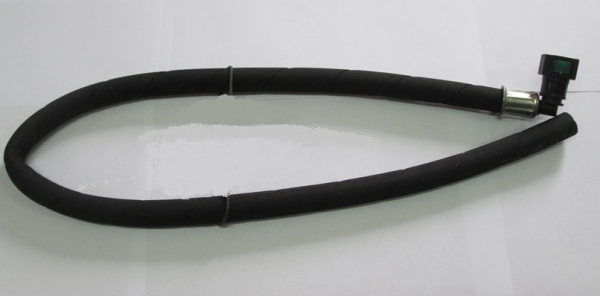 Шланг топливный D8 быстросъемный 1 штуцер (угловой) L- 70 cм