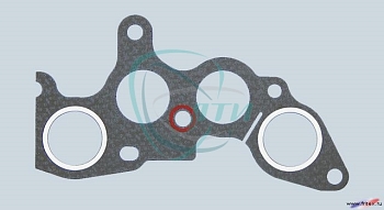 33 Прокладка коллектора ВАЗ-21083 (б/асб. с герм.)