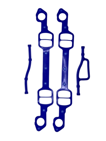 Прокладка под плиту ЗИЛ ком 4шт. Силикон синий