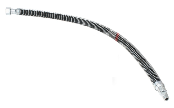 44 Шланг тормозной МАЗ (г24-ш14) L-700мм к тормозным камерам прицепа в оплетке