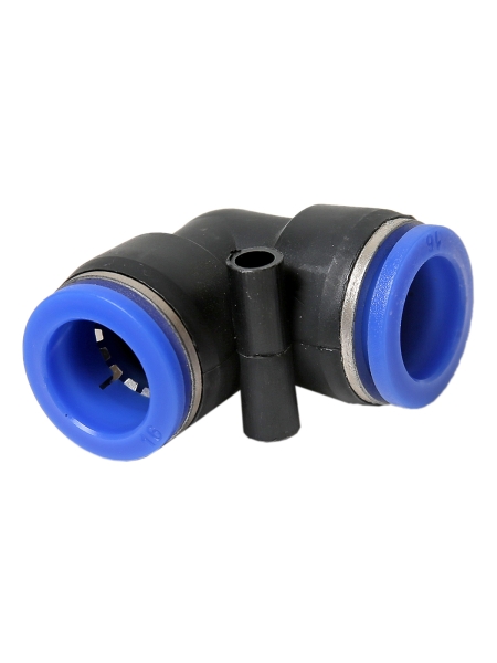 Фитинг угловой пластиковый PUL 16 MGF