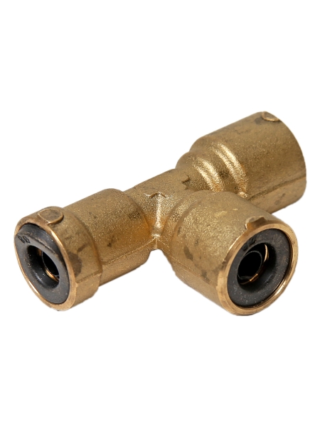Фитинг металл. трубки ПВХ 8 мм тройник