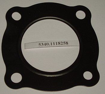 Прокладка турбокомпрессора ЯМЗ-534 (круг.отв.) металл