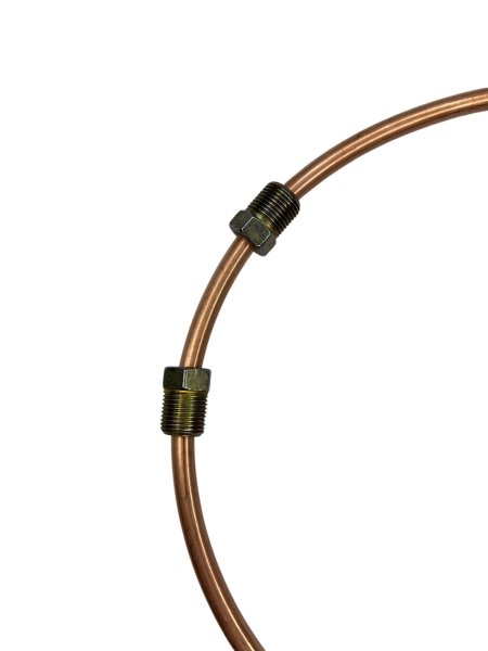 Трубка тормозная ПАЗ-3205 (74см/6мм) от ГТЦ к перед. торм.