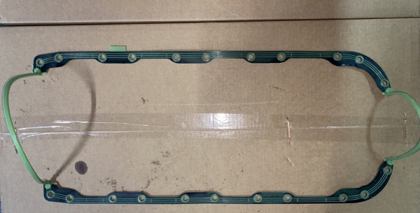 Прокладка масл. картера ЗИЛ "Бычок" метал. каркас силикон